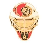 Hockey Pin - Ottawa Senators Goalie Mask Pin