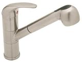 Blanco 157-183 Torino Kitchen Faucet w/Pullout Spray (Large) - Satin Nickel