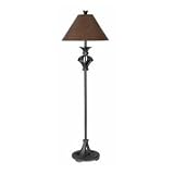 Cal Lighting - BO-568FL : 150W 3 way hand forged wrought iron floor lamp