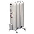 DeLonghi TRV0715T Vento Hi-Speed Convection Oil-Filled Radiator Heater with Programmable Timer