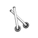 "Walker Wheel Fixed - 5 inches, 1 Pair"
