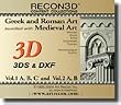 RECON3D Vol.1 & 2 Bundle: Greek, Roman, Medieval Art, 3D Content Collection (3DS, DXF Formats)