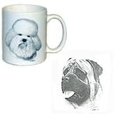 Mastiff Coffee Mug, Porcelain by Rosalinde (11 oz.)