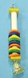 9.5″ Parrot Toy Multicolored Lifesavers