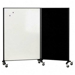 Motion Marker and Bulletin Room Divider, 6'x4' QRT6640MB