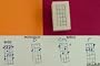 Mandolin Banjo Ukulele Chord Stamp (5 Frets) Rubber Stamp