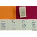 Mandolin Banjo Ukulele Chord Stamp (5 Frets) Rubber Stamp
