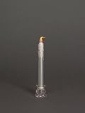 21J8ReQLeHL. SL160  Pack of 12 Silver Glittered Flameless LED Christmas Taper Candles 8