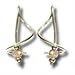 Earspiral Earrings 1XS2DI32GF with beads 14K Gold-filled