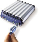 BUSlink CipherShield CS-160-U2 - hard drive - 160 GB - Hi-Speed USB ( CS-160-U2 )