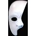 Face Mask (plastic) - Phantom Half Face: White