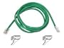 Belkin A3L791-25-GRN 25-Feet 10/100BT RJ45M/RJ45M CAT5E Patch Cable (Green)