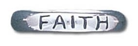 Faith Solid Sterling Silver Ring