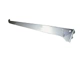 KV Light Duty Shelf Bracket 12 Adjustable Slanted Bracket Anochrome