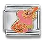 SpongeBob Squarepants Patrick Enjoying His Halloween Candy Italian Charm