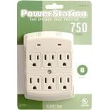 Coleman Cable PowerStation 6-Outlet Basic Electronics Surge Adapter #04612 by Coleman