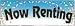 3' x 8' Now Renting Banner