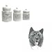 Akita Canister Set, Porcelain by Rosalinde