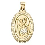 St. Christopher Medal in 14kt. Yellow Gold