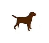 Lab Dog Chocolate Car Truck Decal Set of 2