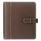 Franklin Covey 31237 Looseleaf simulated leather 7-ring organizer, 5-1/2 x 8-1/2, brown