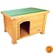 Precision Pet Outback Dog House, Large, 45 1/2x33x33-Inches, Log Exterior