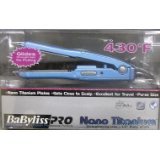 Babyliss Pro Nano Titanium 1/2 Inch Mini Flat Iron Straightener Travel Model #Babnt3050