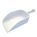 6 x 9-1/2 x 3-1/2 64 Ounce White Plastic Scoop (04-0226)