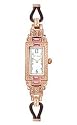 Betsey Johnson Women's Rose Gold Leather Cord Watch #BJ2078