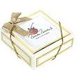 4 piece white box - All Dark Chocolate