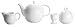 Bone China Zuckerdose