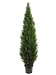 7' Potted Artificial Cedar Topiary Tree
