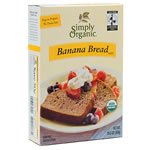 Banana Bread Mix Organic, Gluten Free 9.98 oz. Simply Organic