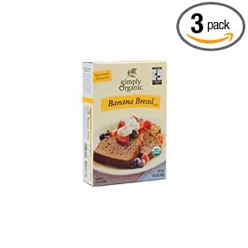 Simply Organic Banana Bread Mix, Certified Organic, Fair Trade Certified™, 10.0...