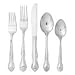 International Silver 18/0 Queens Fancy 45-Piece Placesetting with 5-Piece Hostess Set, Service for 8