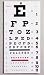 Snellen Eye Chart 22" L x 11" W