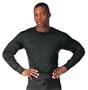 Gi Plus Polypro Crew Neck Top (Small/Black)