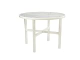 48 in. Elite Round Gathering Height Table - Clear Glass