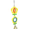 20cm Long Plastic Bird Pet Bell And Mirrors Bird Cage