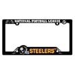 Pittsburgh Steelers Black Plastic License Plate Frame