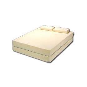 8 Inch Twin XL Soft Sleeper 6.5 Visco Elastic Memory Foam Mattress Bed Set. With 3 Inches of Visco Elastic Memory Foam, Plus 2 X-Large Soft Sleeper 6.5 Visco Elastic Memory Foam Neck Pillows. Includes Premium Wood Framed Box Foundation, Zippered Hygenic Terry Cover Easily Removable For Dry Cleaning and Health