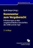 Produkt-Bild: Kommentar zum Vergaberecht: Erl&auml;uterungen zu den vergaberechtlichen Vorschriften des GWB und der VgV