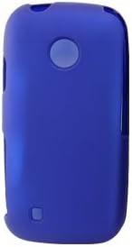 Icella FS-LGUN270-RBU Rubberized Blue Snap-On Cover for LG UN270
