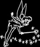 Tinkerbell Wand Sticker (Decal) - 6.5"