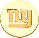 14K Gold NFL New York Giants Tie Tac