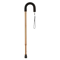Duro-Med Retractable Ice Tip Cane, Bronze