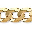 Jewelco London 9ct Solid gold Traditional Curb chain Men's bracelet. Click Here for Dimensions and Weights. ( 50g )