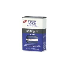 Neutrogena for Men Power Scrub Deodorant Bar, 3.3 Ounce