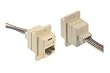 Modular Panel Jack, RJ45K (8x8K) / Wires, 30?, Color: Ivory