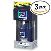Nivea for Men Face Care Revitalizing Lotion Q10, 1.7 Fluid Ounces (Pack of 3)